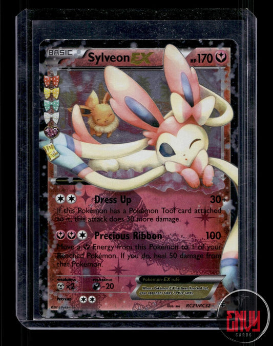 Sylveon EX Moderately Played RC21/RC32 EX Rare Generations Pokemon Holo