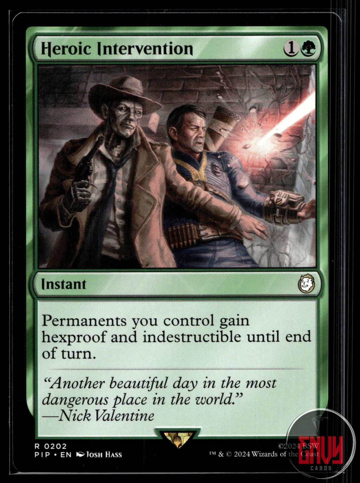Heroic Intervention Near Mint 202 Rare Universes Beyond: Fallout