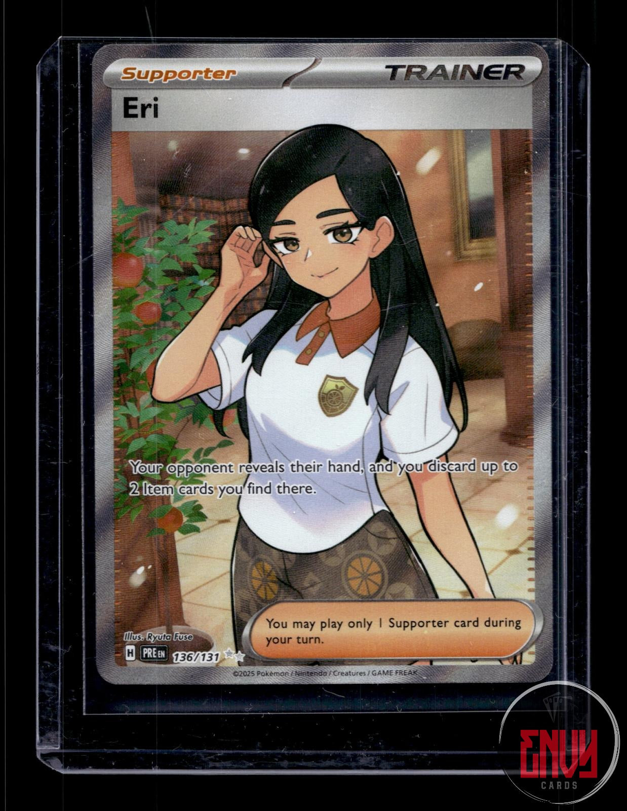Eri Near Mint 136/131 Ultra Rare Prismatic Evolutions Pokemon