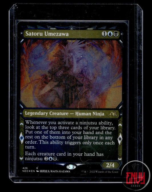Satoru Umezawa (Showcase) (Foil Etched) NM 426 Kamigawa: Neon Dynasty Foil