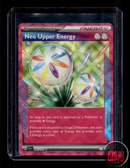 Neo Upper Energy Near Mint 162/162 ACE SPEC Rare Temporal Forces Pokemon Holo