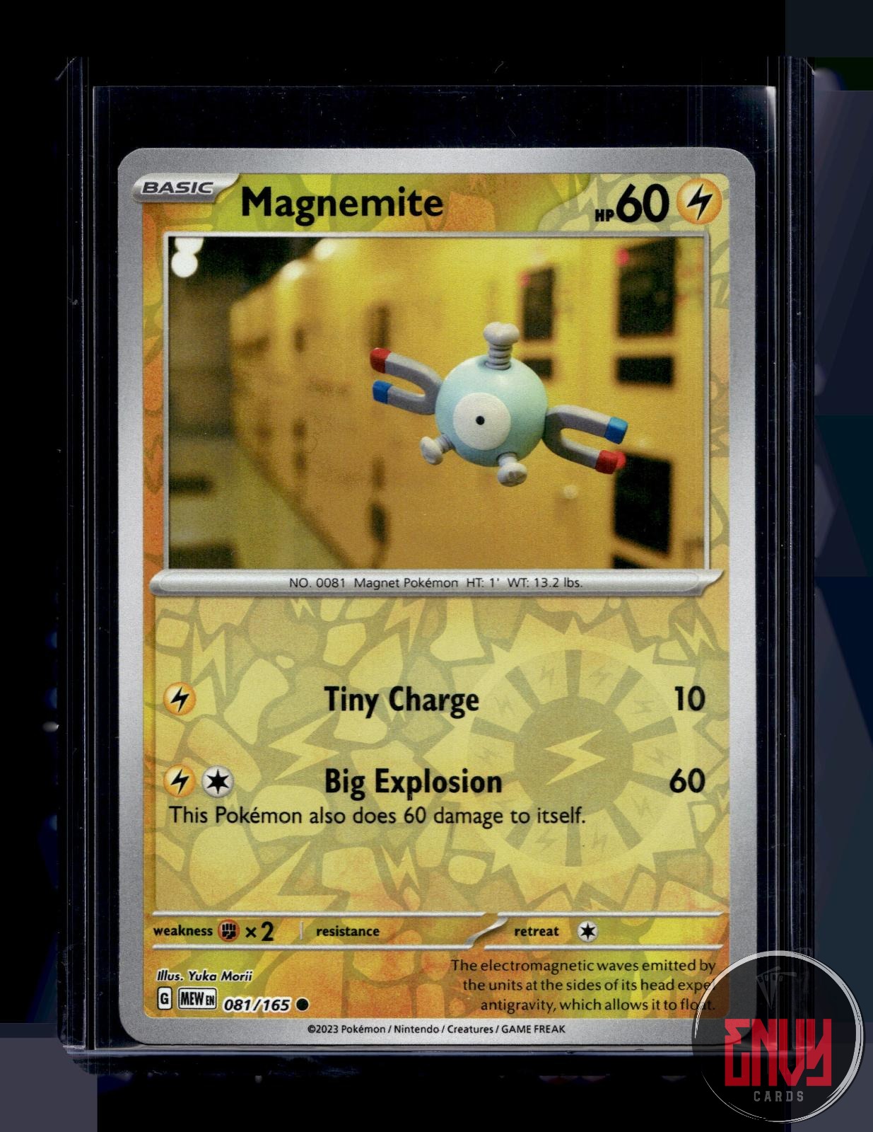 Magnemite Near Mint 081/165 Common 151 Pokemon