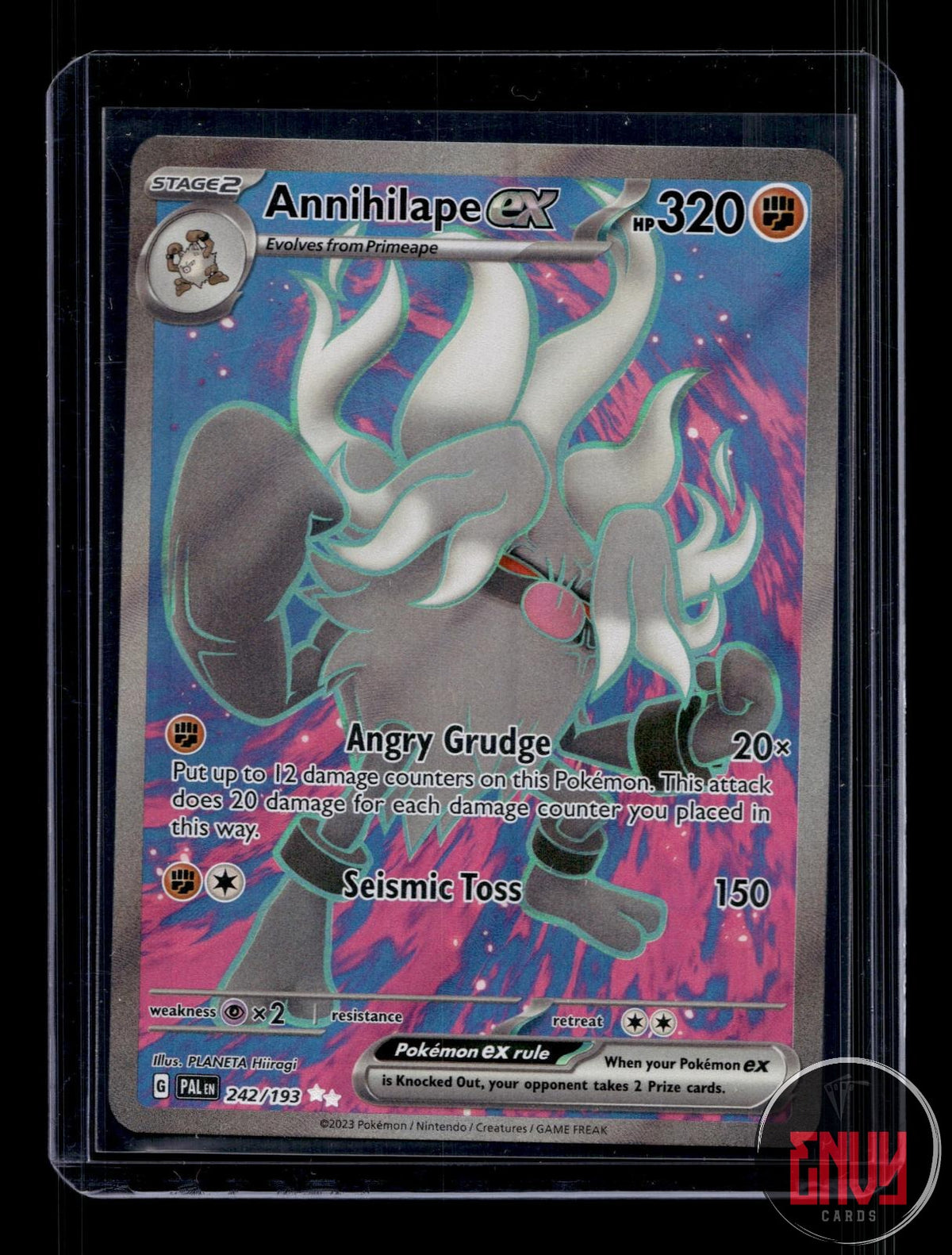 Annihilape ex Near Mint 242/193 Ultra Rare Paldea Evolved Pokemon Holo