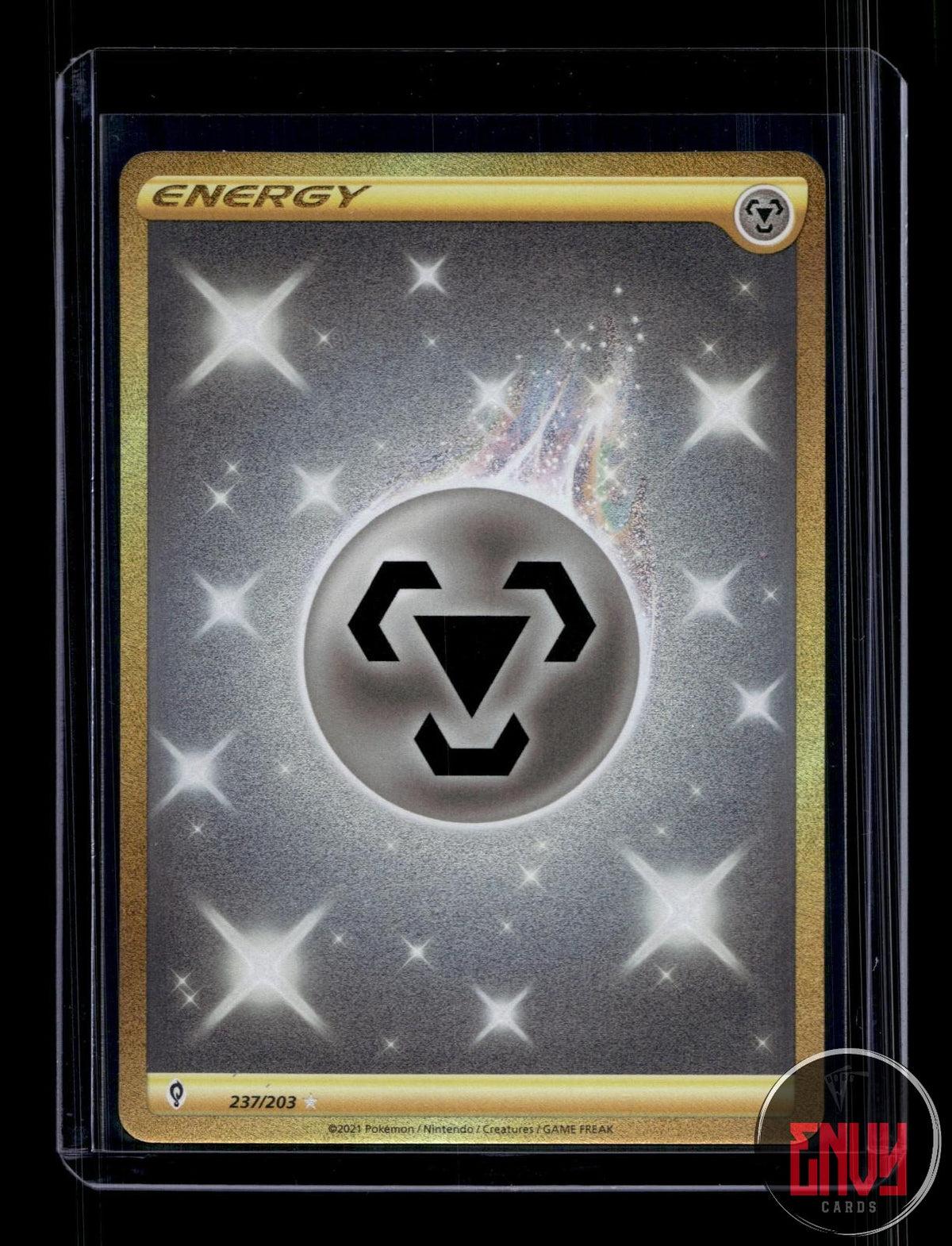 Metal Energy NM 237/203 SEC Evolving Skies Pokemon Holo