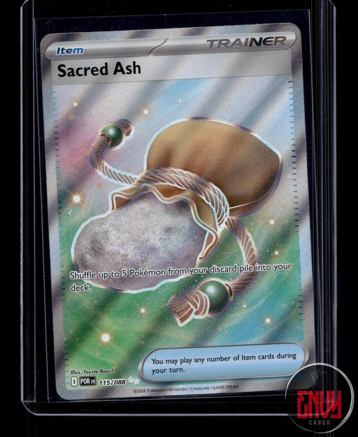 Sacred Ash NM 115/088 UR Perfect Order Pokemon Holo