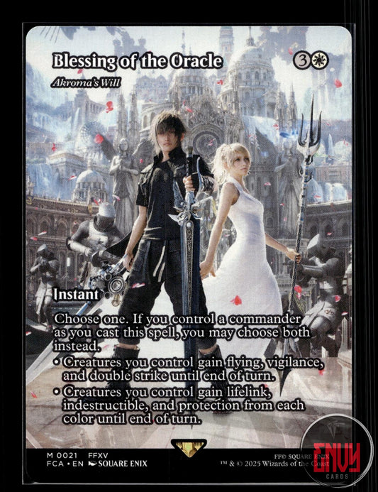 Blessing of the Oracle - Akroma's Will (Showcase) NM 21 FIN