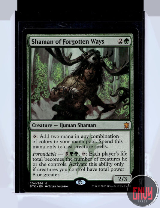 Shaman of Forgotten Ways LP 204 Mythic Dragons of Tarkir Magic: The Gathering