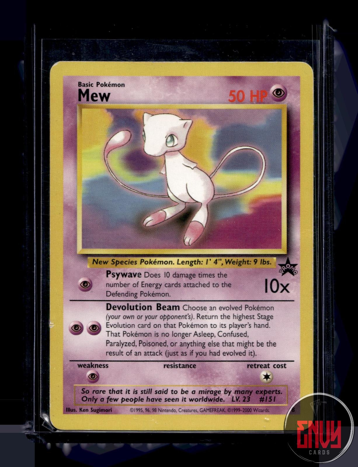 Mew Heavily Played 8 Promo Wizards Black Star Promos Pokemon