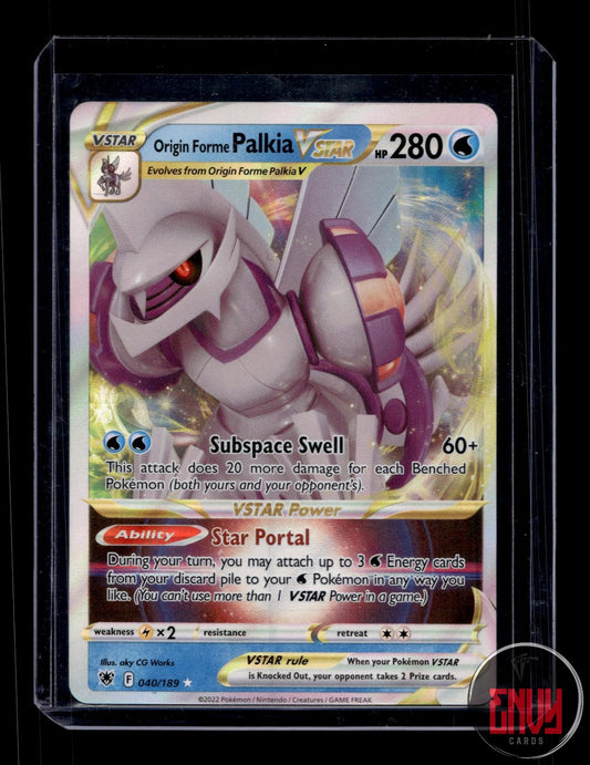 Origin Forme Palkia VSTAR Near Mint 040/189 VSTAR Rare Astral Radiance Pokemon
