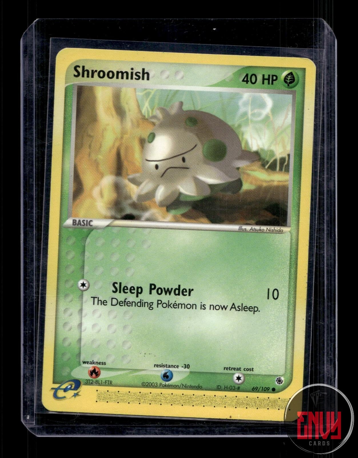 Shroomish Lightly Played 69/109 Common Ruby & Sapphire Pokemon