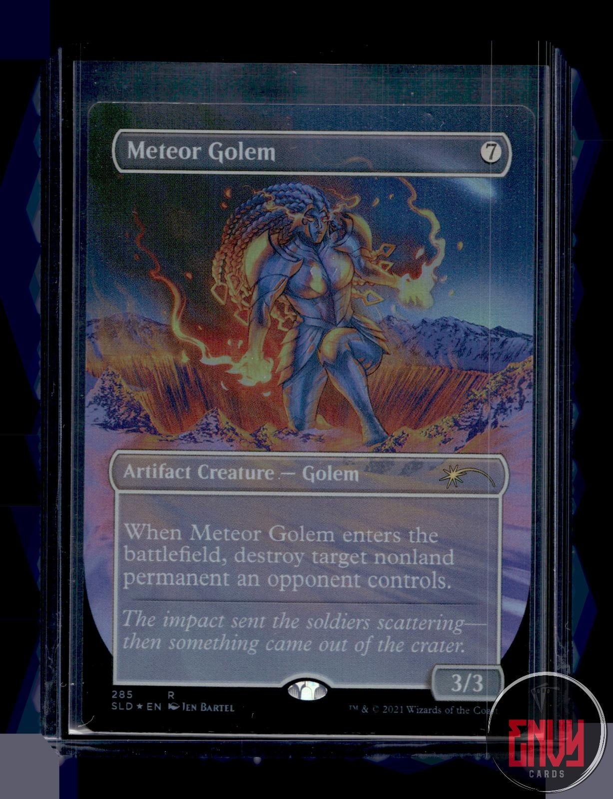 Meteor Golem (285) NM 285 Rare Secret Lair Drop Series Magic: The Gathering Foil