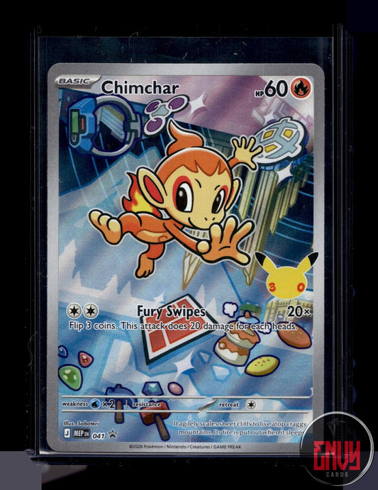 Chimchar Near Mint 041 Promo ME: Mega Evolution Promo Pokemon Holo