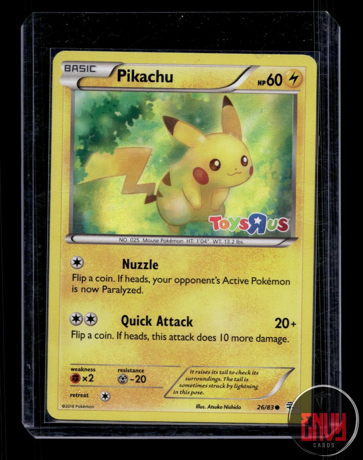 Pikachu (Toys R Us) NM 026/083 Promo Miscellaneous Cards & Products Pokemon Holo