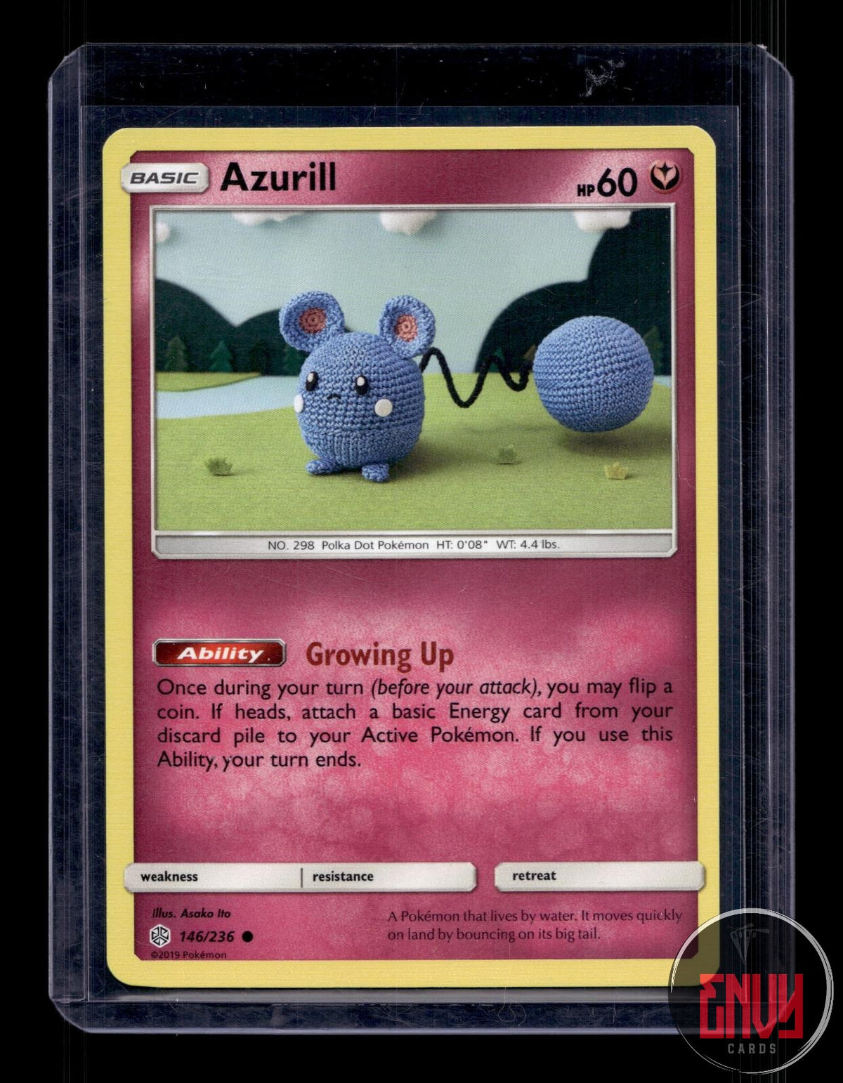 Azurill LP 146/236 C Cosmic Eclipse Pokemon