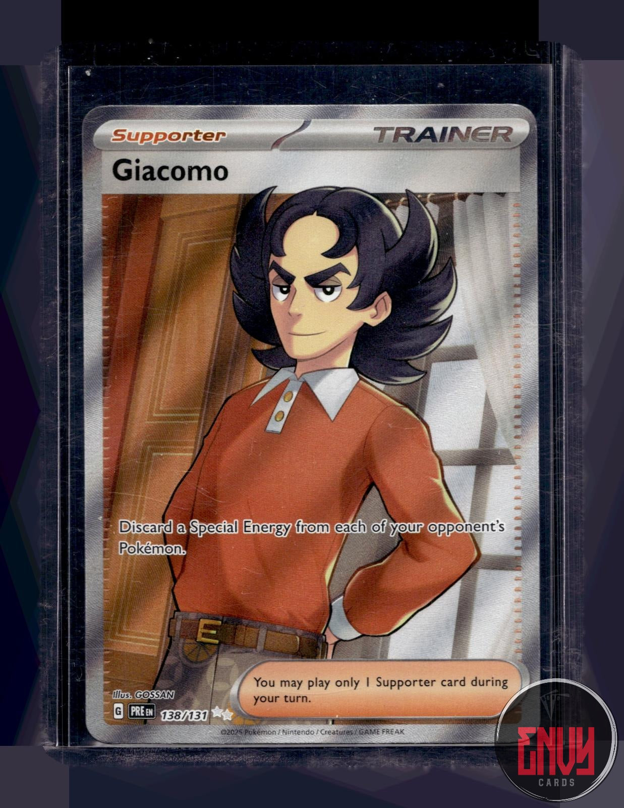 Giacomo Near Mint 138/131 Ultra Rare Prismatic Evolutions Pokemon