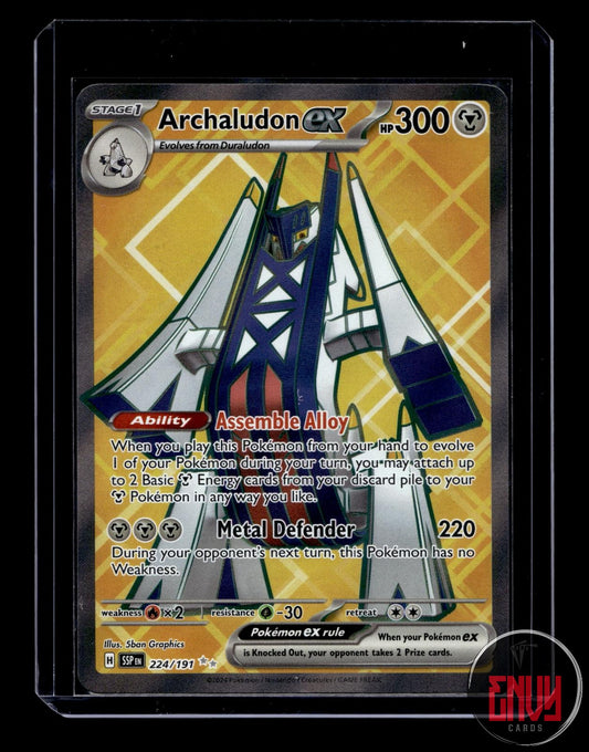 Archaludon ex Near Mint 224/191 Ultra Rare Surging Sparks Pokemon