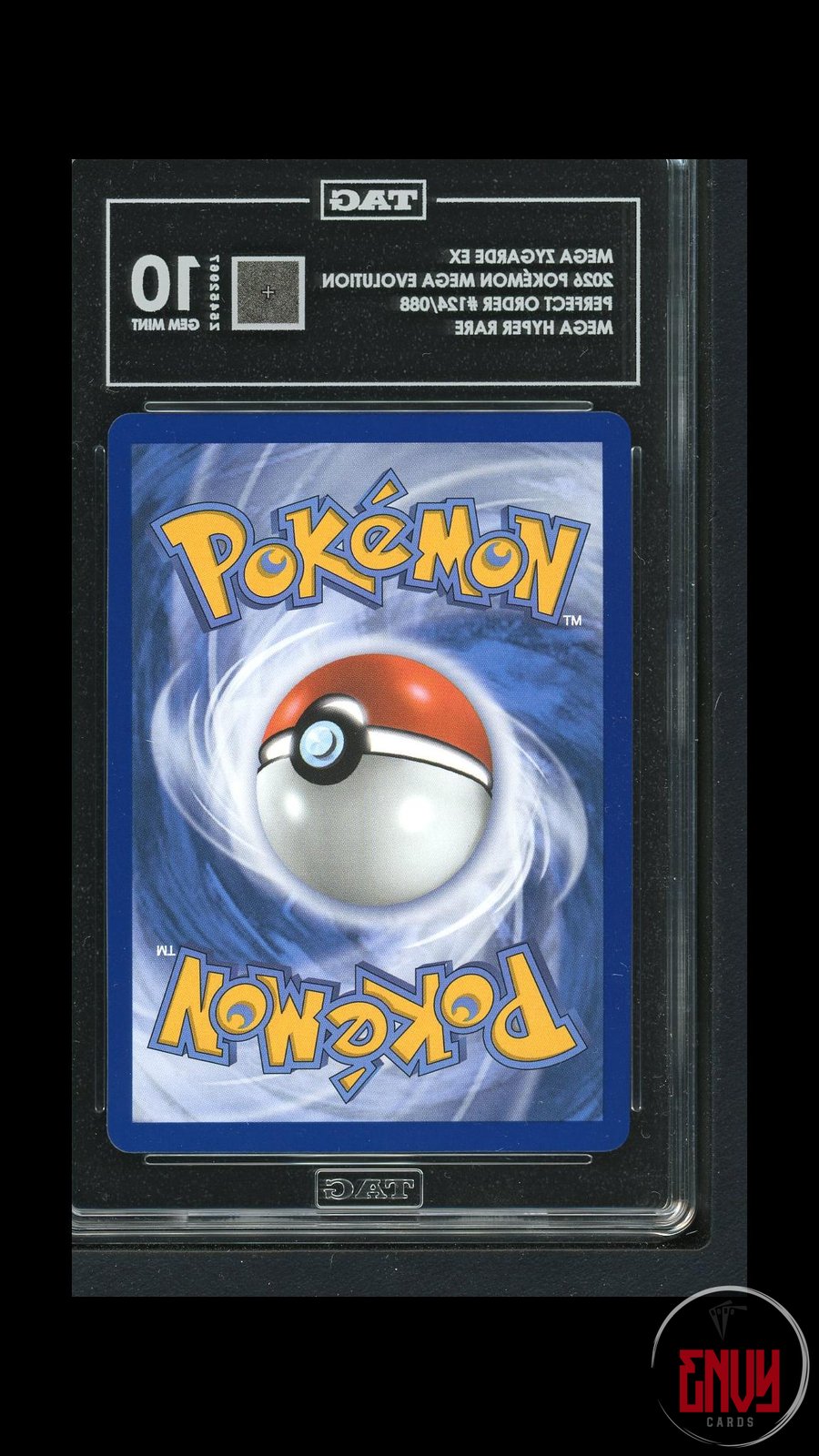 Mega Zygarde EX 124/088 Hyper Rare Perfect Order Pokemon TAG 10 Gem Mint