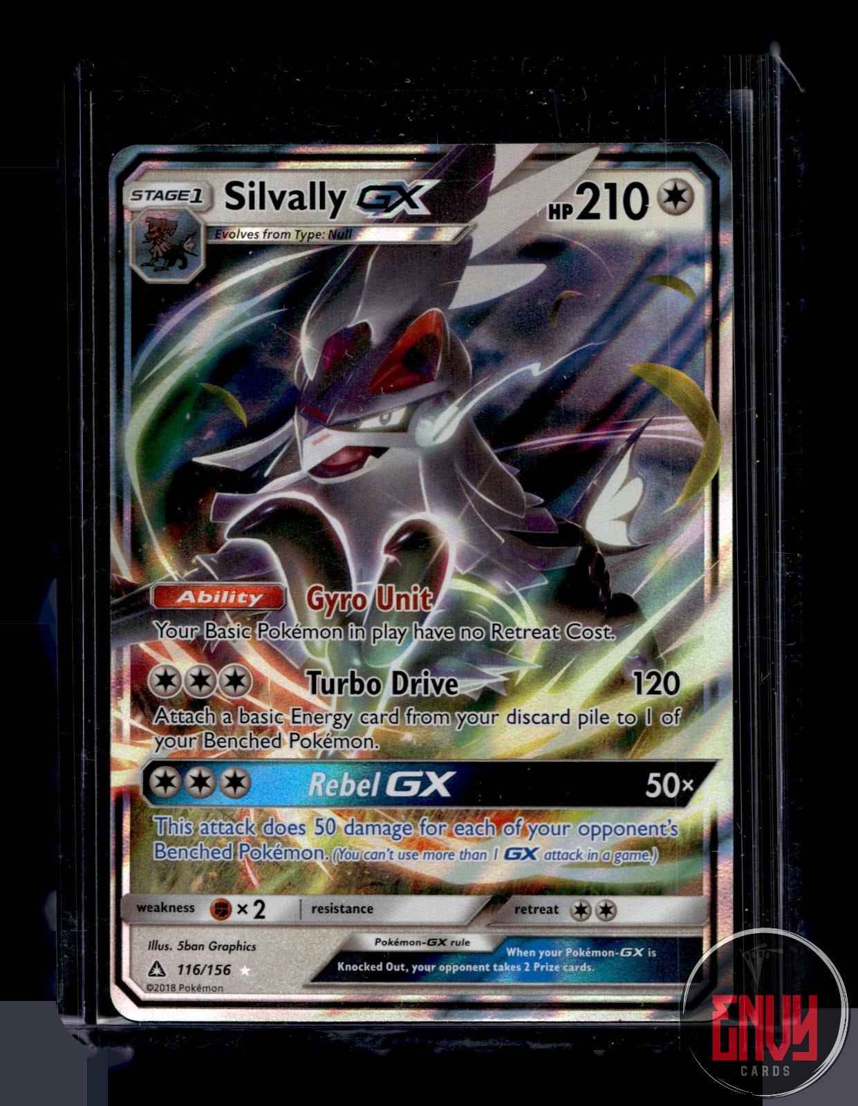 Silvally GX Near Mint 116/156 GX Rare Ultra Prism Pokemon Holo
