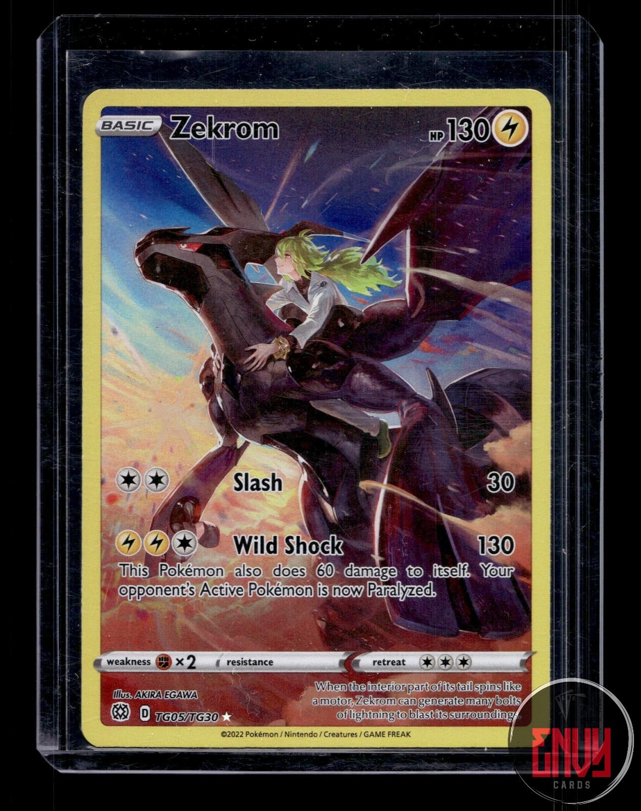 Zekrom NM TG05/TG30 Brilliant Stars Trainer Gallery Pokemon Holo
