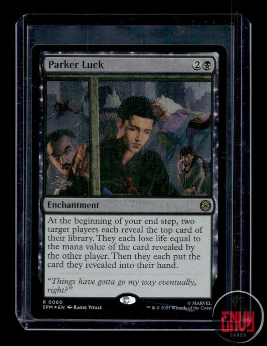 Parker Luck Lightly Played 60 Rare Marvel's Spider-Man Foil