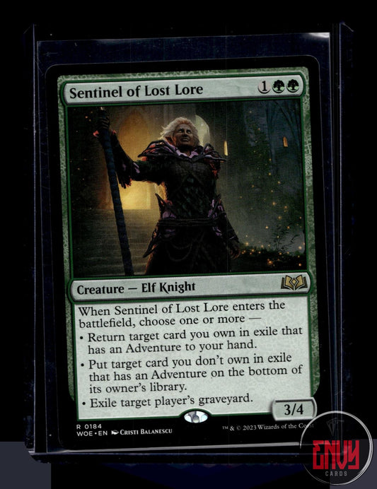 Sentinel of Lost Lore Near Mint 184 Rare Wilds of Eldraine Magic: The Gathering