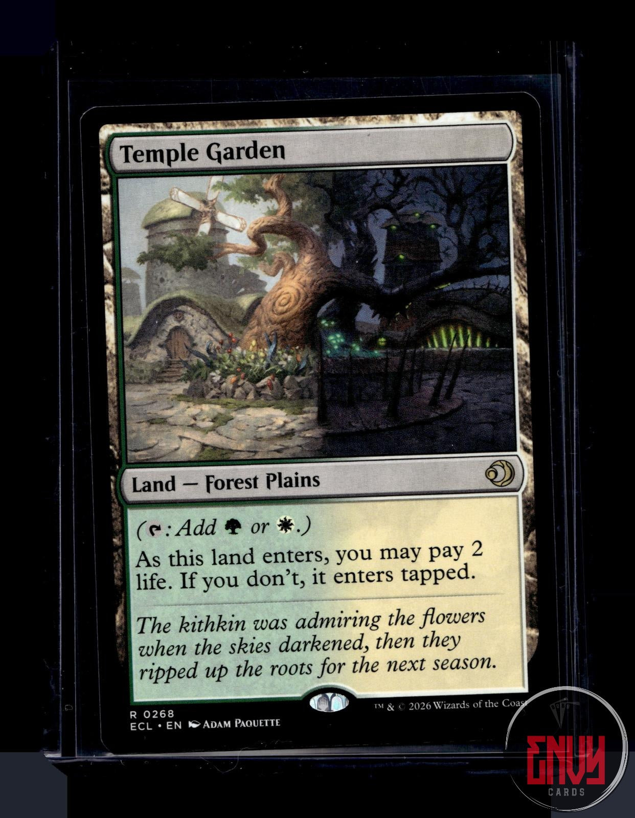 Temple Garden Lightly Played 268 Rare Lorwyn Eclipsed