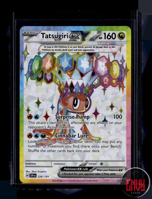 Tatsugiri ex Near Mint 226/191 Ultra Rare Surging Sparks Pokemon