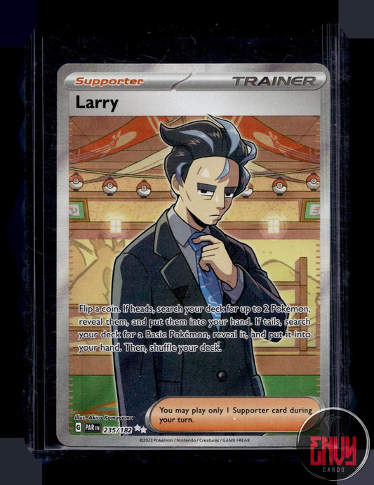 Larry Near Mint 235/182 Ultra Rare Paradox Rift Pokemon
