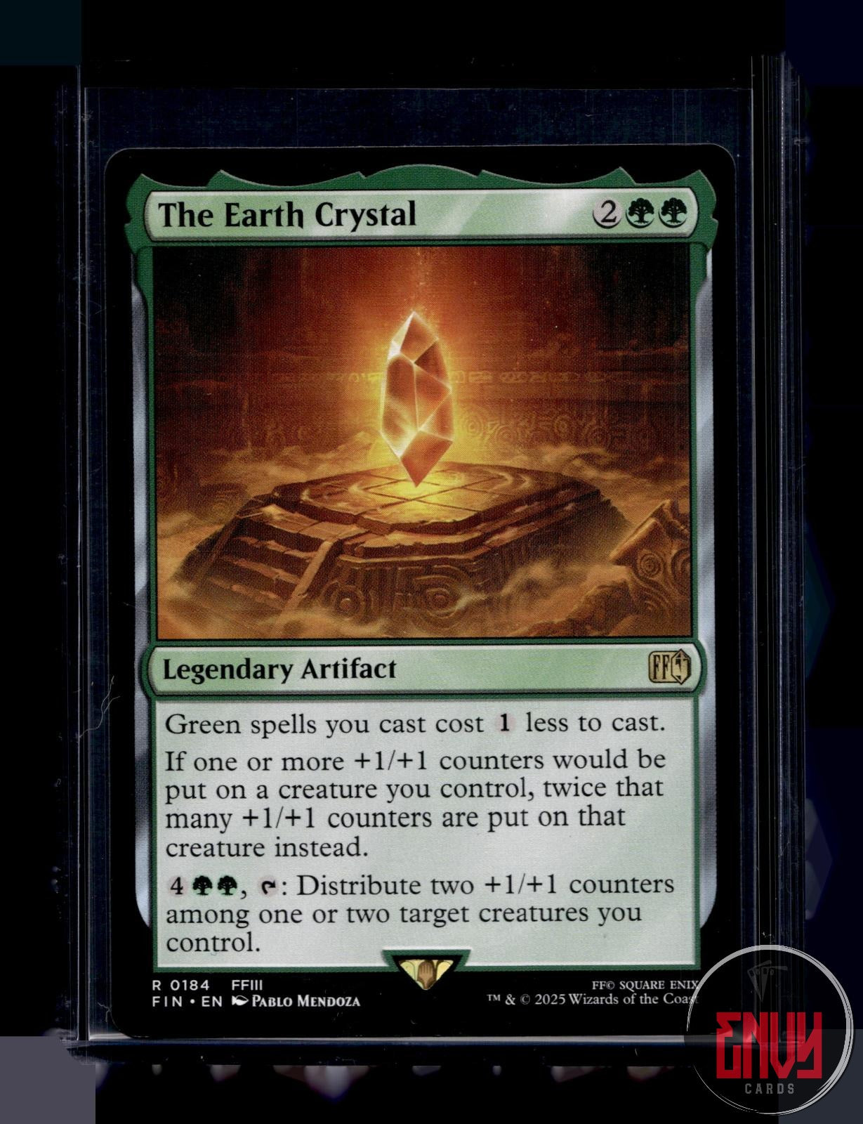 The Earth Crystal Lightly Played 184 Rare FINAL FANTASY Magic: The Gathering
