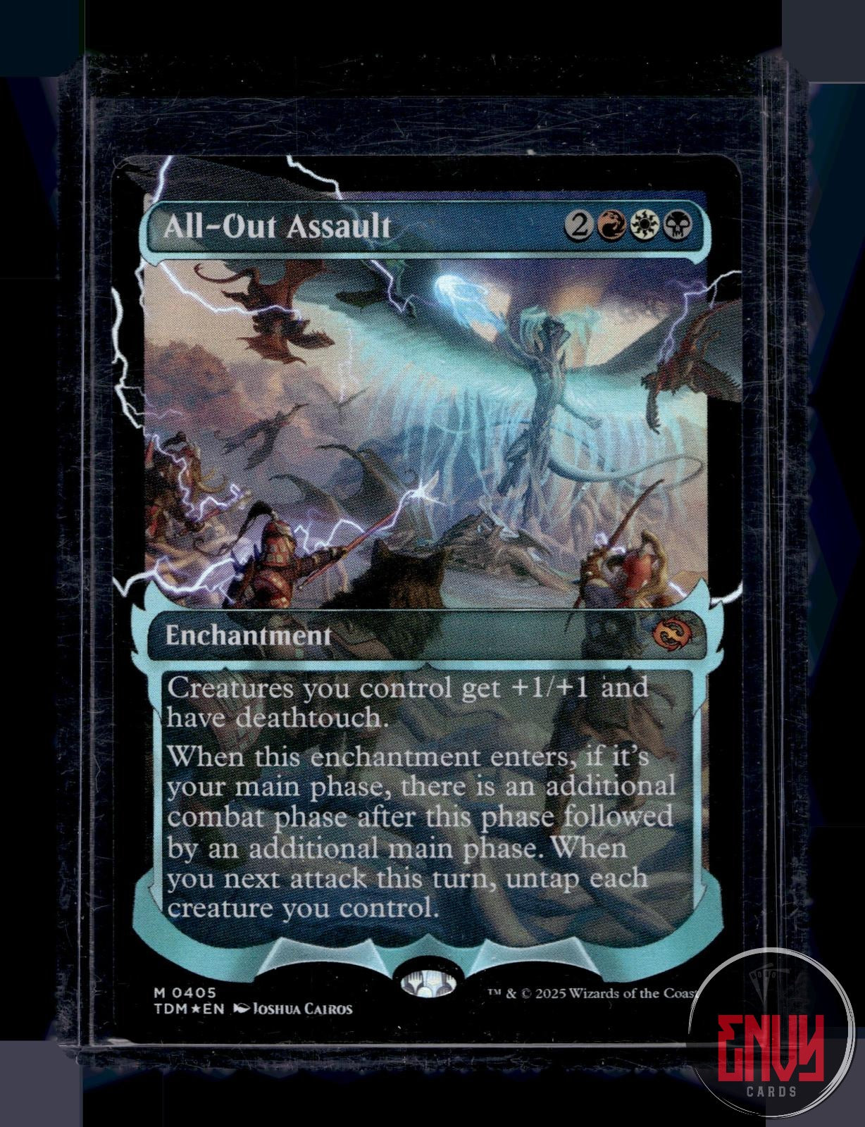 All-Out Assault (Showcase) Near Mint 405 Mythic Tarkir: Dragonstorm Foil
