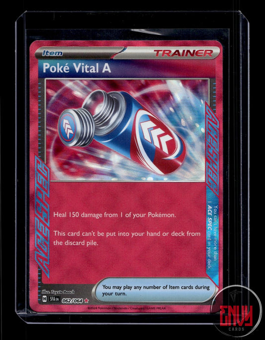 Poke Vital A Near Mint 062/064 ACE SPEC Rare Shrouded Fable Pokemon