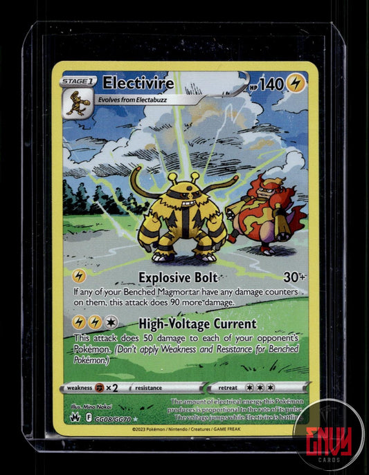 Electivire NM GG08/GG70 Crown Zenith Galarian Gallery Pokemon Holo
