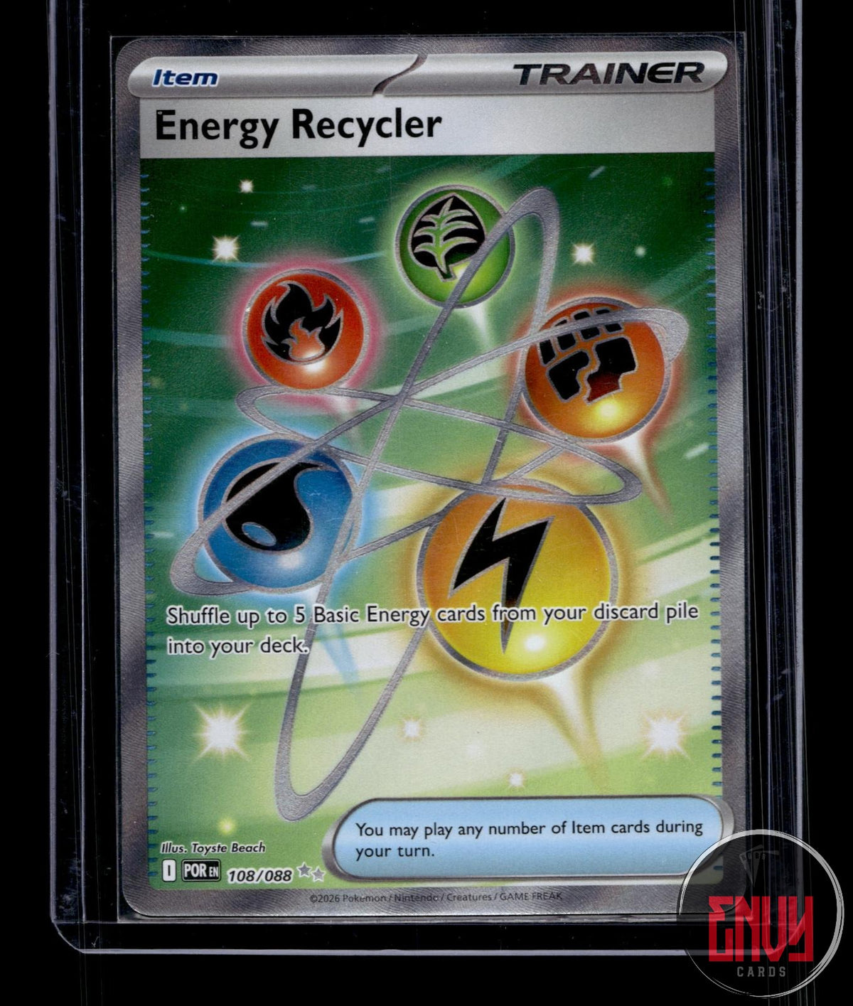 Energy Recycler NM 108/088 UR Perfect Order Pokemon Holo