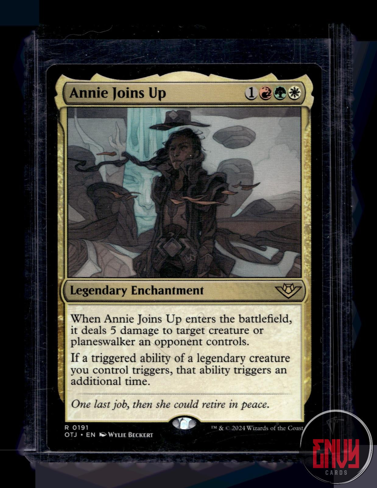 Annie Joins Up LP 191 Rare Outlaws of Thunder Junction Magic: The Gathering