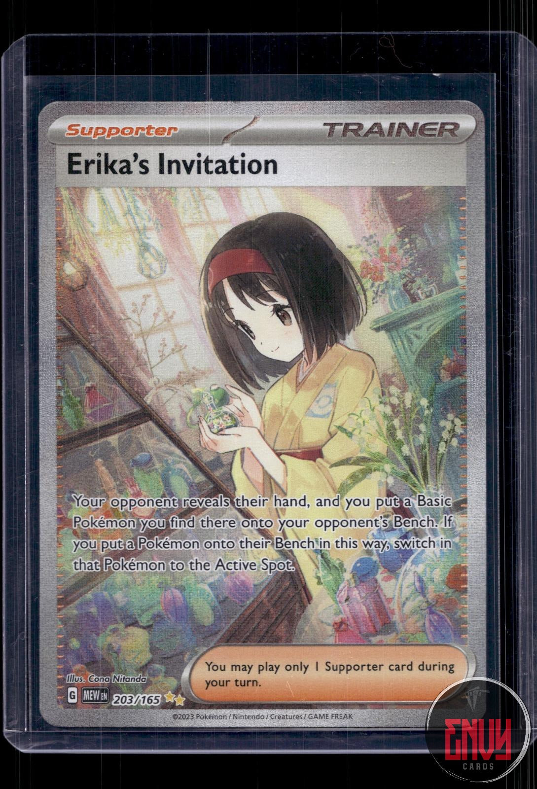 Erika's Invitation NM 203/165 SIR 151 Pokemon Holo