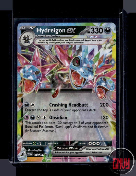 Hydreigon ex Near Mint 119/191 Double Rare Surging Sparks Pokemon