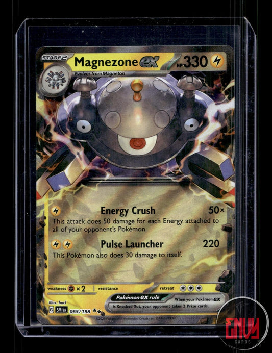 Magnezone ex Near Mint 065/198 Double Rare Scarlet & Violet Pokemon Holo