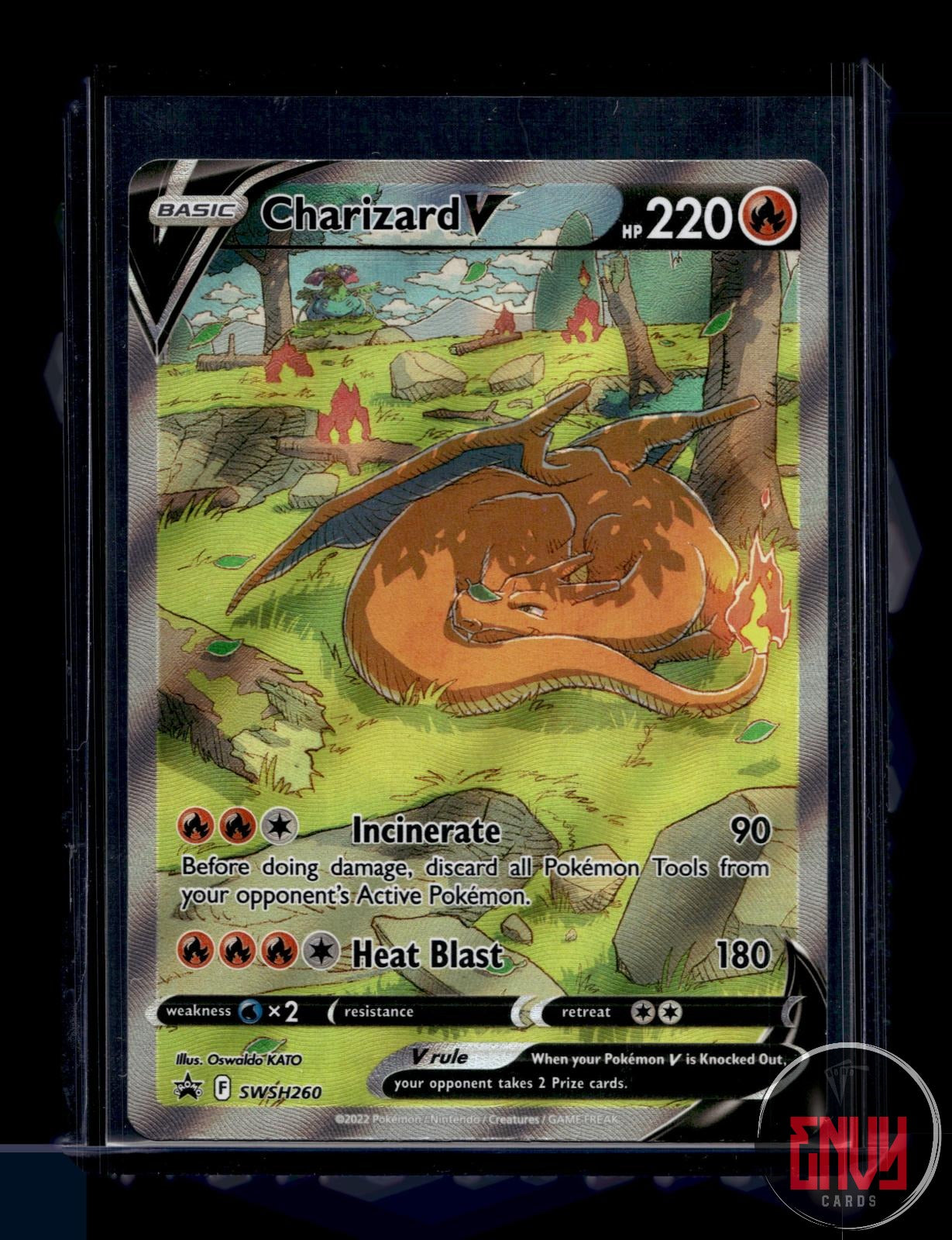 Charizard V Near Mint SWSH260 Promo Sword & Shield Promo Pokemon Holo