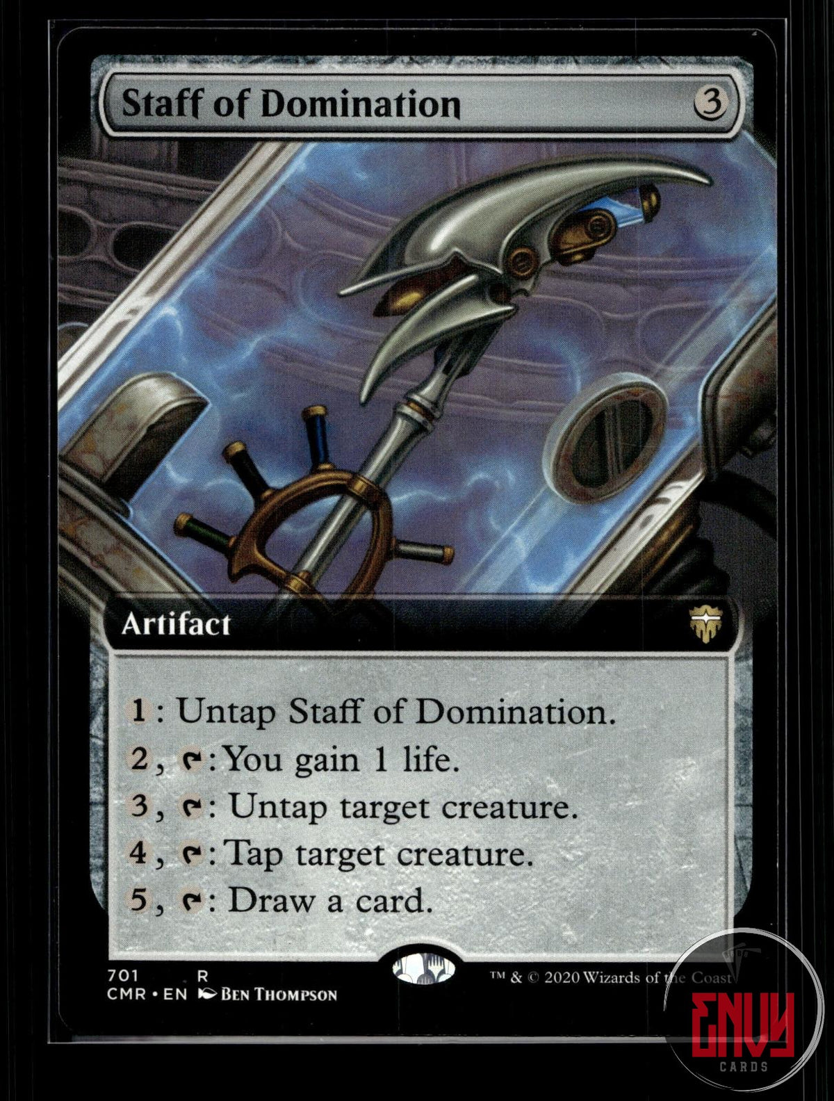 Staff of Domination (Extended Art) Near Mint 701 Rare Commander Legends
