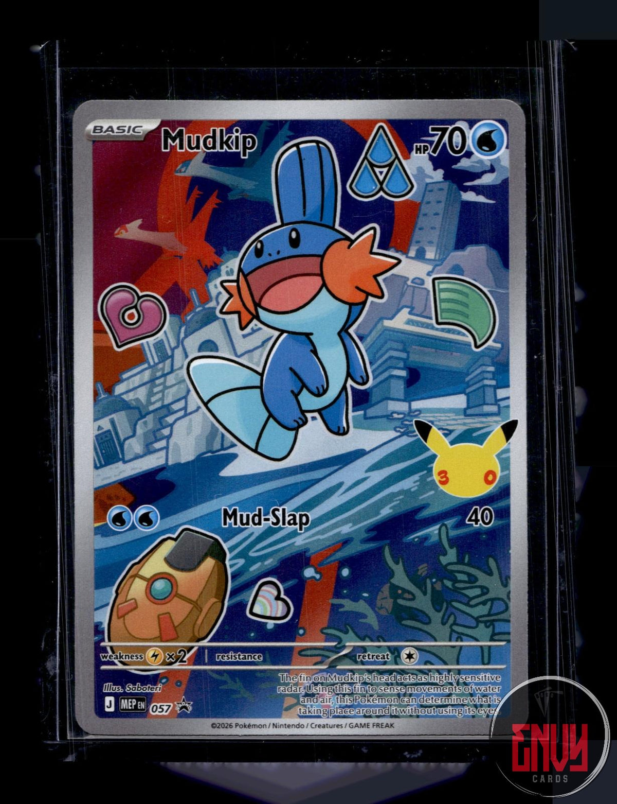 Mudkip NM 057 P First Partner Collection 2026 Pokemon Holo