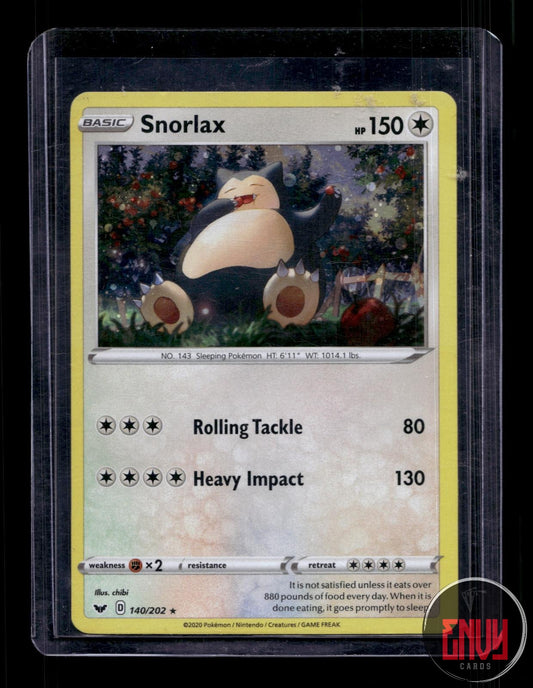 Snorlax (Cosmos Holo) Near Mint 140/202 Promo Blister Exclusives Pokemon