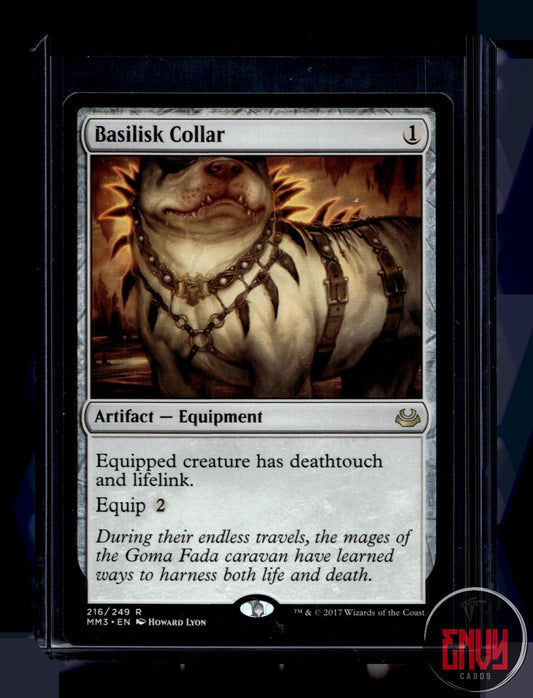 Basilisk Collar Near Mint 216 Rare Modern Masters 2017 Magic: The Gathering