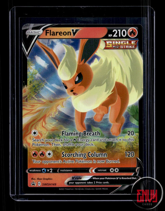 Flareon V Near Mint SWSH149 Promo Sword & Shield Promo Pokemon Holo