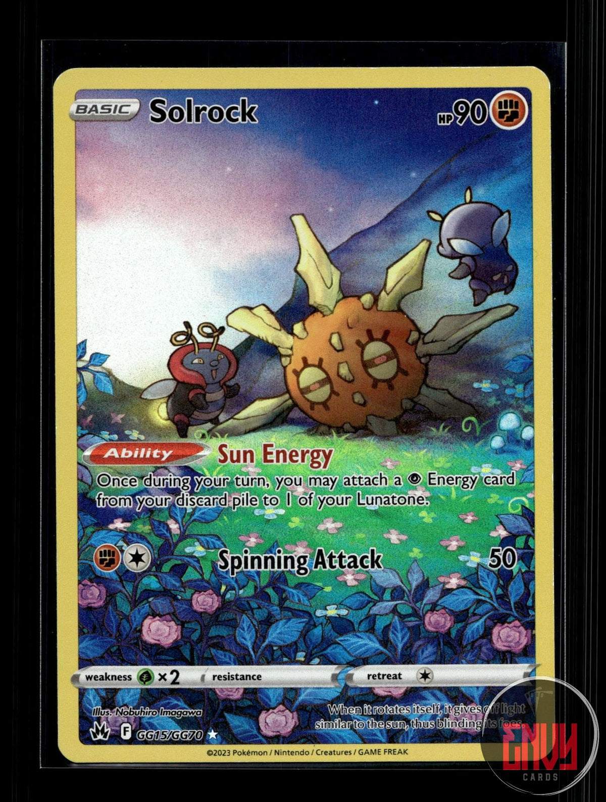 Solrock LP GG15/GG70 TG Crown Zenith Galarian Gallery Pokemon Holo