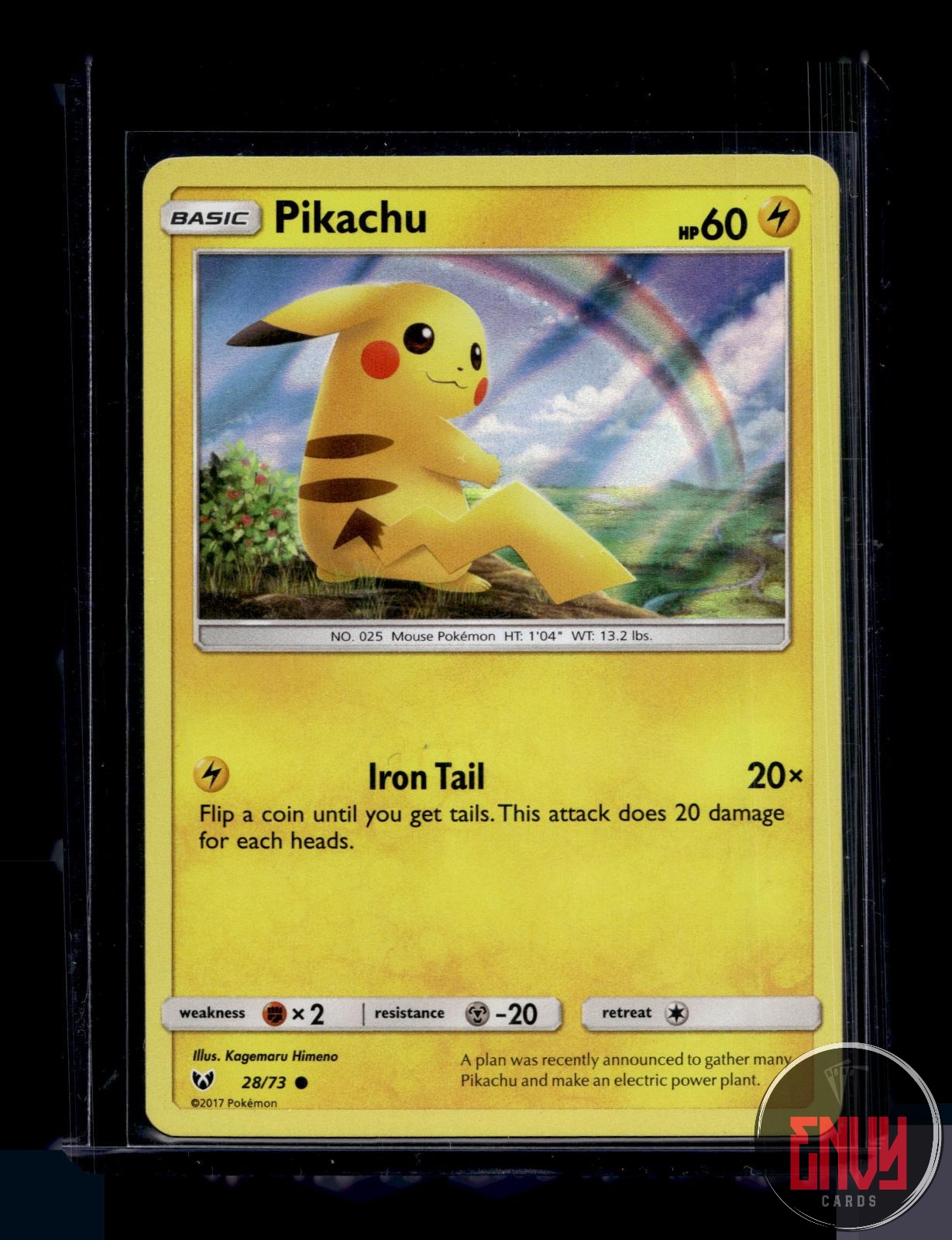 Pikachu (Cracked Ice Holo) Near Mint 28/073 Common Deck Exclusives Pokemon