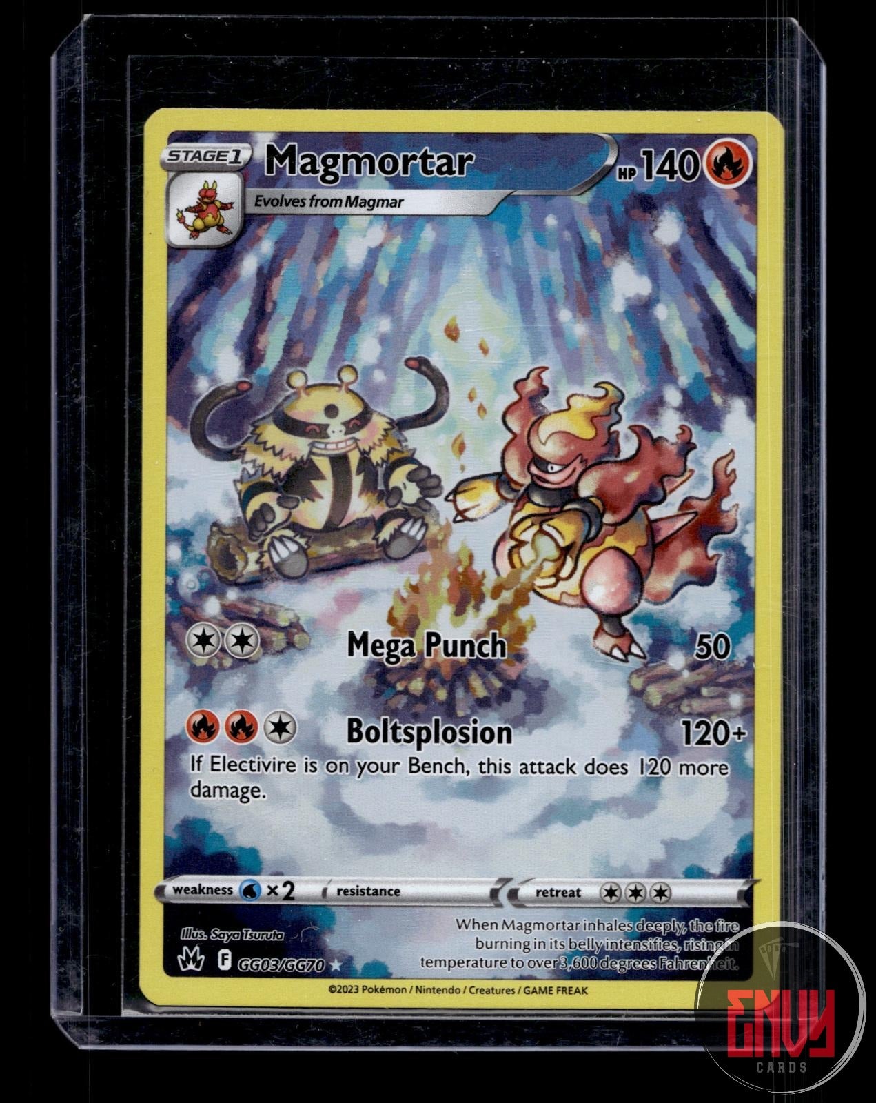 Magmortar NM GG03/GG70 Crown Zenith Galarian Gallery Pokemon