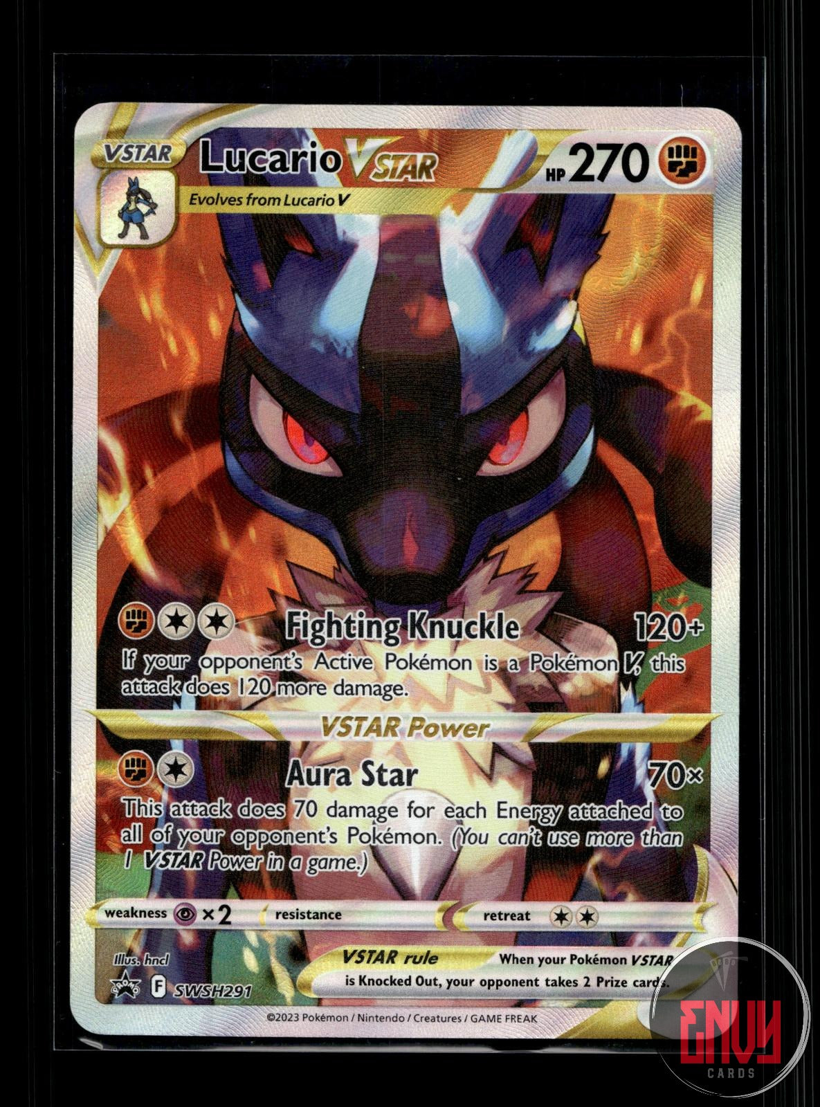 Lucario VSTAR NM SWSH291 P Sword & Shield Promo Pokemon Holo