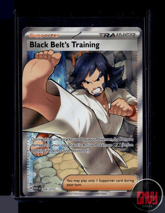 Black Belt's Training Near Mint 255/217 Ultra Rare Ascended Heroes Pokemon