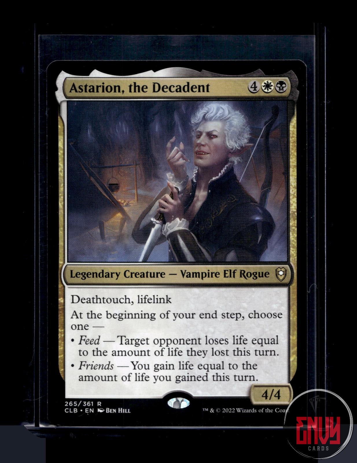 Astarion, the Decadent LP 265 Rare Commander Legends: Battle for Baldur's Gate