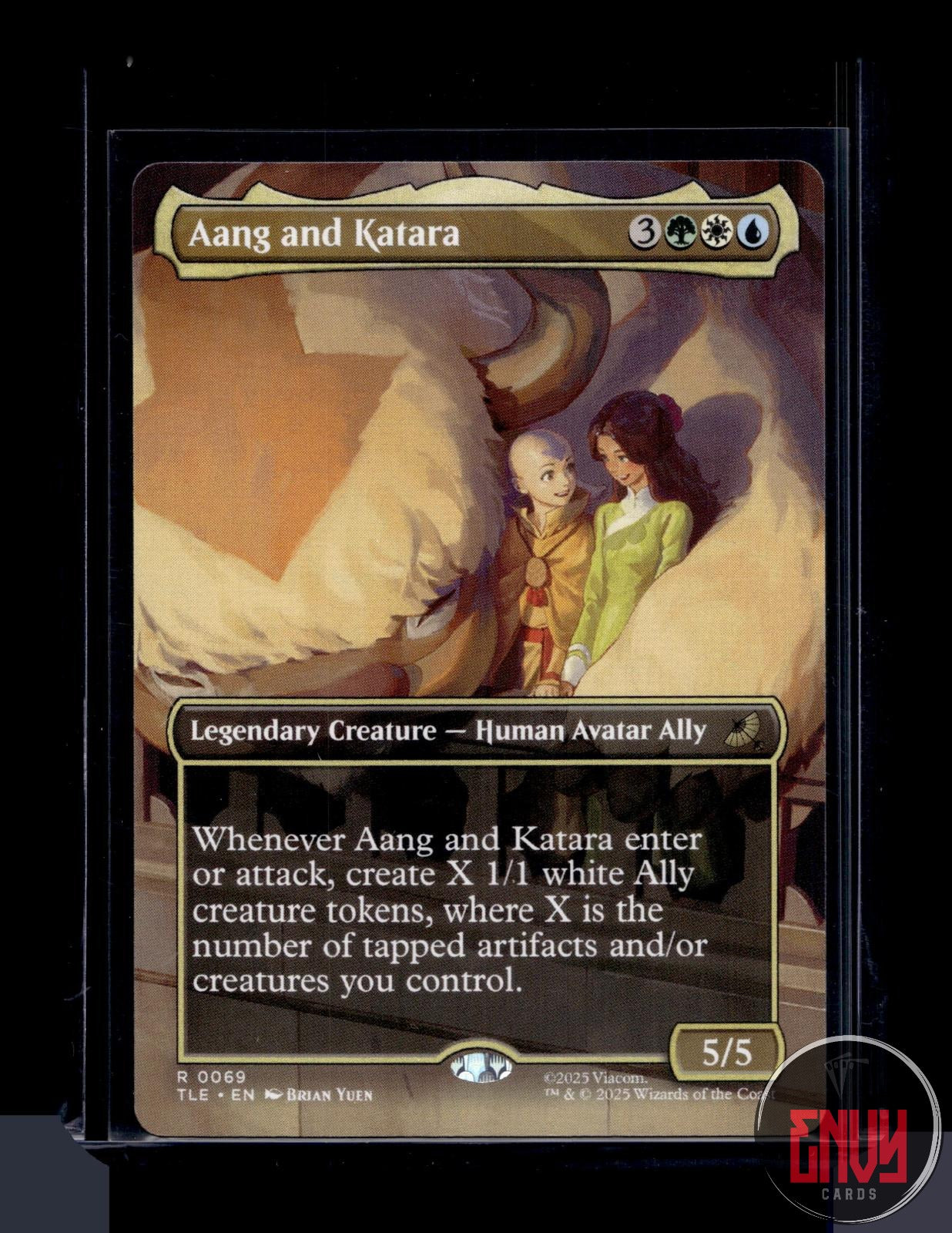 Aang and Katara (Borderless) LP 69 Avatar: The Last Airbender: Eternal-Legal